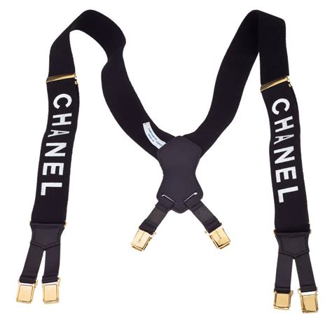 fake chanel charm chain belt|faux chanel suspenders.